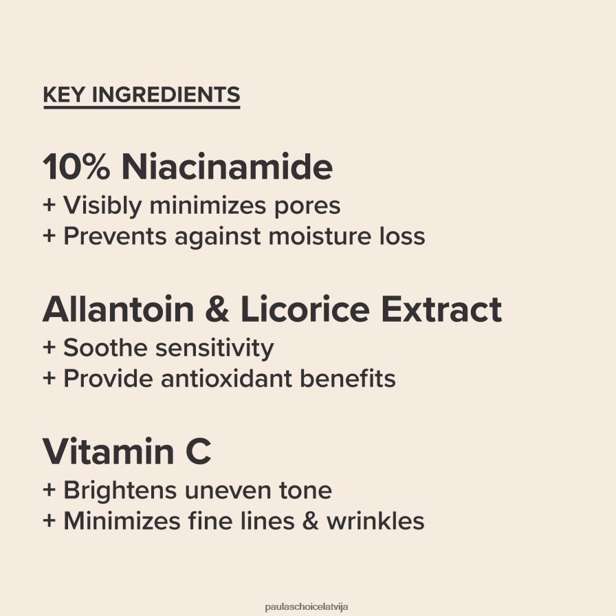 Paula's Choice LVL8VT39 10% niacinamīda pastiprinātājs pilns