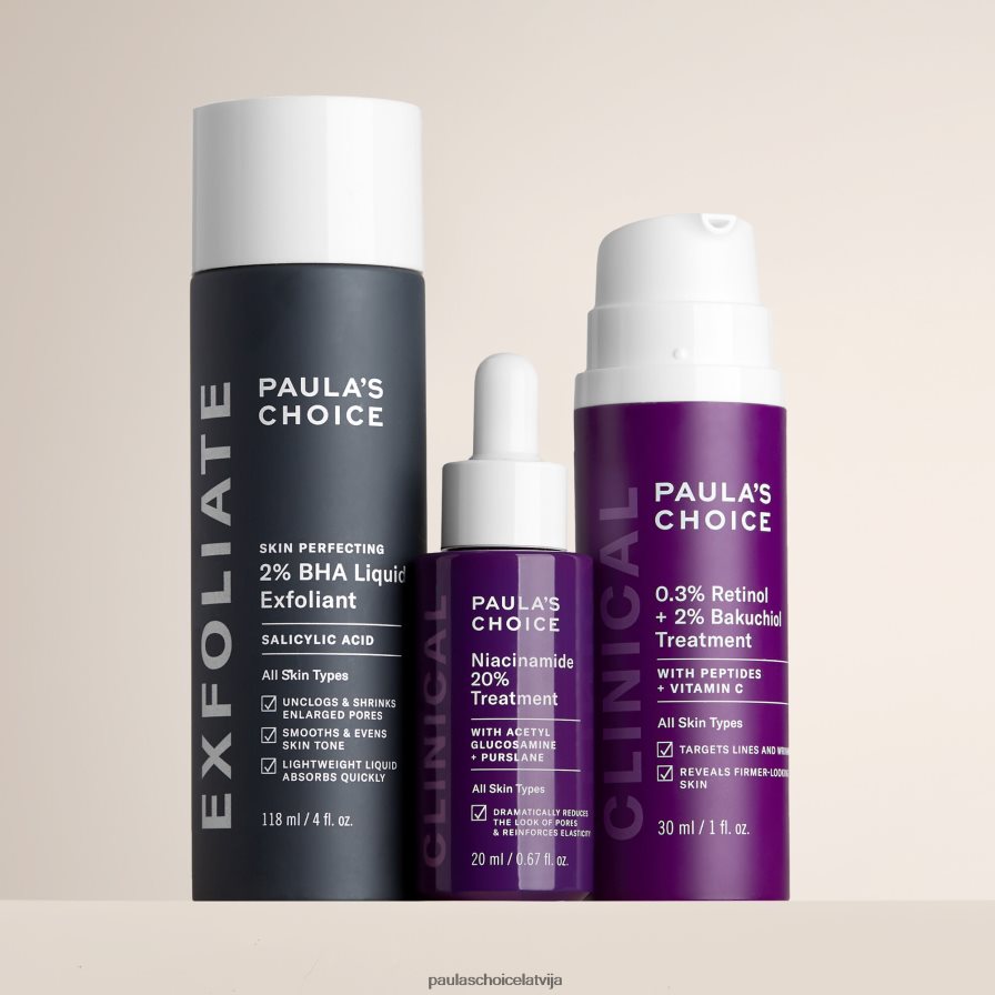 Paula's Choice LVL8VT10 uzlabots poru pilnveidošanas komplekts visiem ādas tipiem