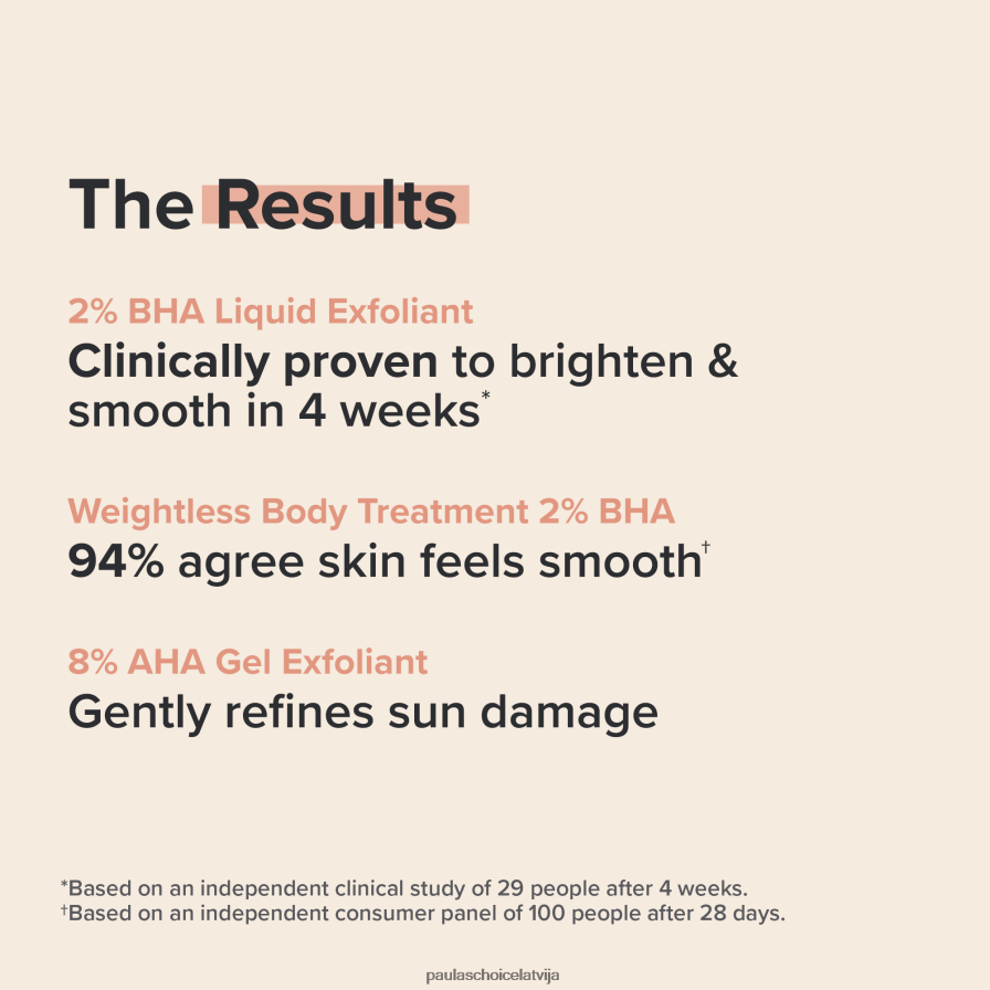 Paula's Choice LVL8VT127 izpētiet pīlinga mini komplektu skābe