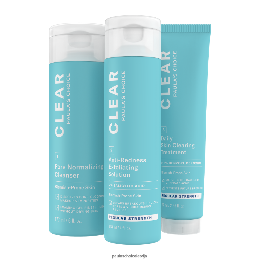 Paula's Choice LVL8VT13 parasts spēka komplekts 3 soļu rutīna