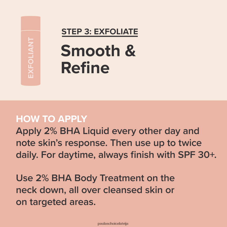 Paula's Choice LVL8VT15 bha komplekts sejai un ķermenim visiem ādas tipiem