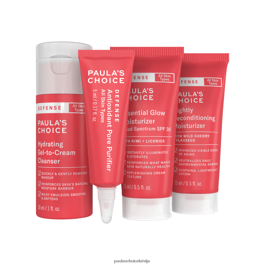 Paula's Choice LVL8VT22 ceļojuma izmēra komplekts 3 soļu rutīna