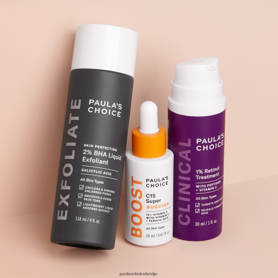 Paula's Choice LVL8VT6 uzlabots apgaismojums + gluds komplekts visiem ādas tipiem