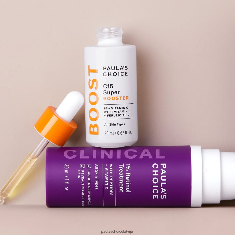 Paula's Choice LVL8VT7 uzlabots firmas un atdzīvināšanas komplekts komplekts pret novecošanos