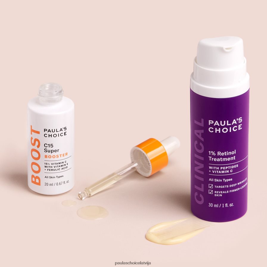 Paula's Choice LVL8VT7 uzlabots firmas un atdzīvināšanas komplekts komplekts pret novecošanos