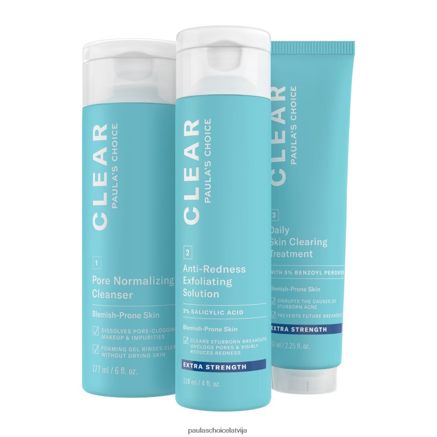 Paula's Choice LVL8VT8 papildu spēka komplekts 3 soļu rutīna